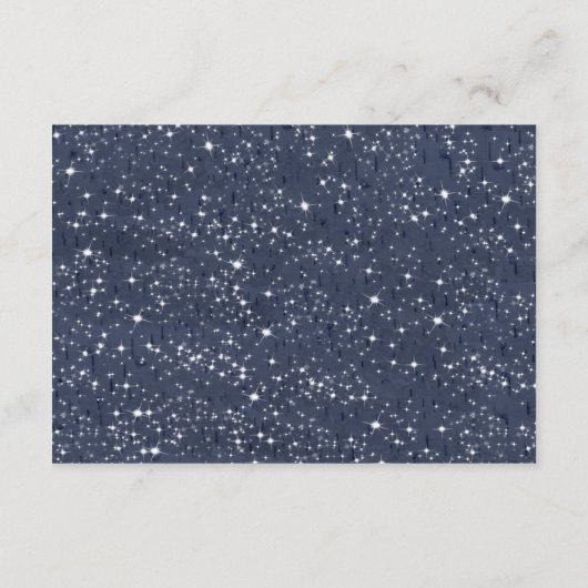 樺の木ツリーTwinkleライ結婚トの情報カード エンクロージャーカード (裏面)