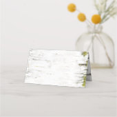 樺の木ツリ素朴ー結婚ズ プレイスカード (正面)