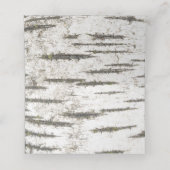 樺の木ツリ素朴ー結婚ズ プレイスカード (内部開封)