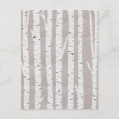 樺の木ツ素朴リーの結婚詳細/方向 エンクロージャーカード (裏面)