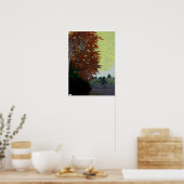 樺の木バイザレイクポスター ポスター (キッチン)