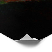 樺の木バイザレイクポスター ポスター (角)