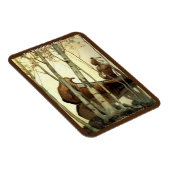 "樺の木バークカヌー" マグネット (右側)