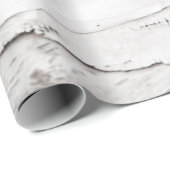 樺の木バークツリーホワイトカントリー素朴ウッドランド ラッピングペーパー (ロールコーナー)