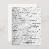 樺の木バークノートカード ノートカード (正面/裏面)