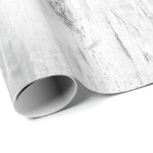 樺の木バークホワイト素朴ホリデーギフト ラッピングペーパー (ロールコーナー)