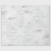 樺の木バーク素朴ホリデーギフト ラッピングペーパー (フラット)