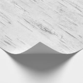 樺の木バーク素朴ホリデーギフト ラッピングペーパー (角)