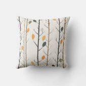 樺の木パターン クッション (裏面)