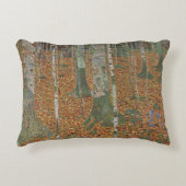 樺の木フォレストバイグスタフクリムトヴィンテージアールヌーボー アクセントクッション (正面)