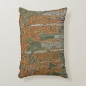 樺の木フォレストバイグスタフクリムトヴィンテージアールヌーボー アクセントクッション (正面(垂直))