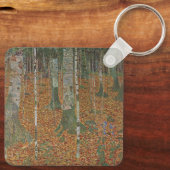 樺の木フォレストバイグスタフクリムトヴィンテージアールヌーボー キーホルダー (裏面)