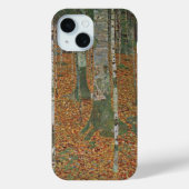 樺の木フォレストバイグスタフクリムトヴィンテージアールヌーボー Case-Mate iPhoneケース (裏面)