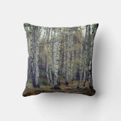 樺の木フォレスト投げクッション41 x 41 cm クッション (裏面)