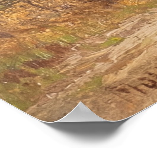 樺の木フォレスト – ヒューゴミュリグ ポスター (角)