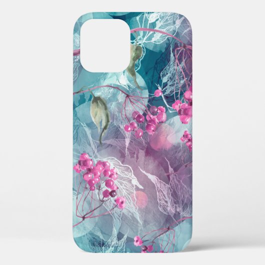 樺の木分岐水のカラーパターン Case-Mate iPhoneケース (裏面)