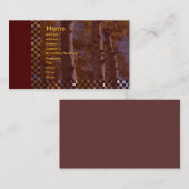 樺の木名刺 名刺 (正面/裏面)