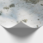 樺の木吠え声パターン ラッピングペーパー (角)