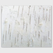 樺の木吠え声パターン ラッピングペーパー (フラット)