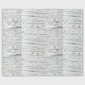 樺の木吠え声パターン ラッピングペーパー (フラット)