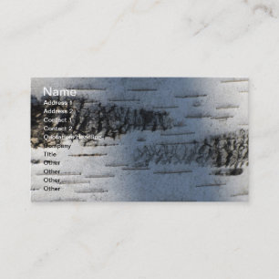 樺の木吠え声1291年 名刺