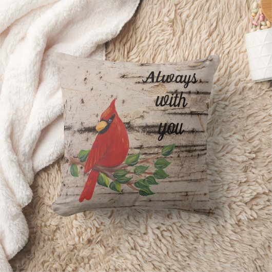 樺の木吠え声、悔やみや弔慰の発言の（鳥）ショウジョウコウカンチョウ クッション (ブランケット)