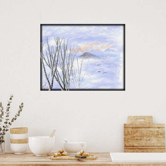 樺の木山 ポスター (キッチン)