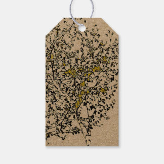 樺の木工芸品ギフトラベル ギフトタグ