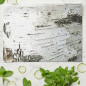 樺の木幹 キッチンタオル (折り畳み)