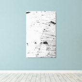 樺の木幹 キャンバスプリント (インサイチュ (ウッドフロア))