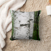 樺の木幹 クッション (ブランケット)