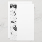 樺の木幹 便箋 (正面/裏面)