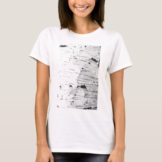 樺の木幹 Tシャツ (正面)