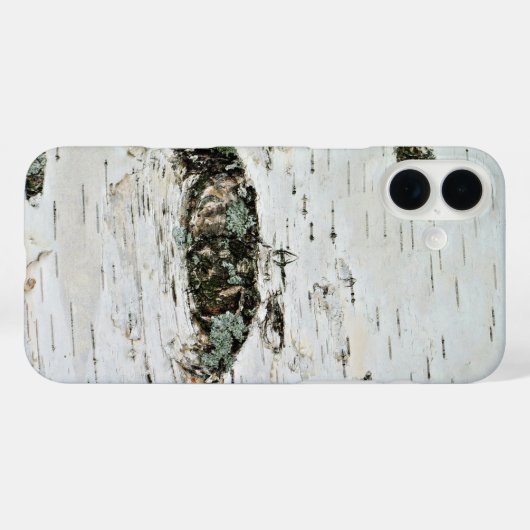 樺の木木材自然アウトドア素朴 カッコいい Case-Mate iPhoneケース (裏面 (横))