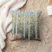 樺の木木枕 クッション (ブランケット)