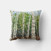 樺の木木枕 クッション (裏面)