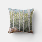 樺の木木枕 クッション (正面)