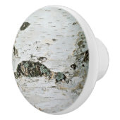 樺の木木素朴な引出しのノブ セラミックノブ (右)