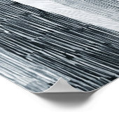 樺の木木、シームレスな背景パターン。 ポスター (角)