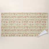 樺の木木 ビーチタオル (正面)