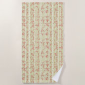 樺の木木 ビーチタオル (正面)