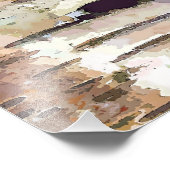 樺の木木 フォトプリント            (角)