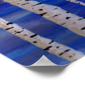 樺の木木 ポスター (角)