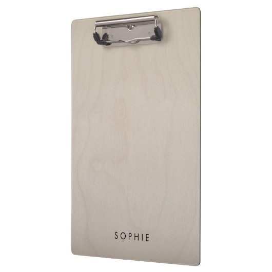 樺の木板 |軽い木目モダン クリップボード (左)