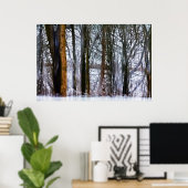 樺の木林 ポスター (ホームオフィス)