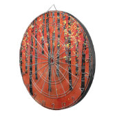 樺の木森林景観 ダーツボード (正面右)