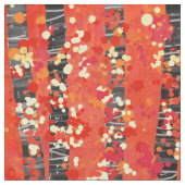 樺の木森林景観 ファブリック (クローズアップ)