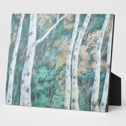 樺の木樹木プラーク フォトプラーク (側面)