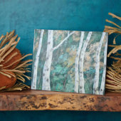 樺の木樹木プラーク フォトプラーク (側面)