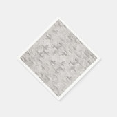 樺の木樹皮の質感 スタンダードカクテルナプキン (角)